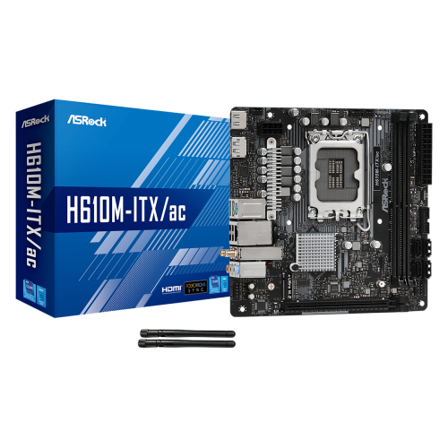 Placa de baza Asrock H610M-ITX/AC D4, LGA 1700