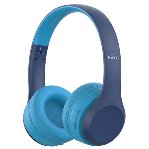 Casti cu microfon Havit H626BT, Bluetooth/3.5 mm jack, Blue