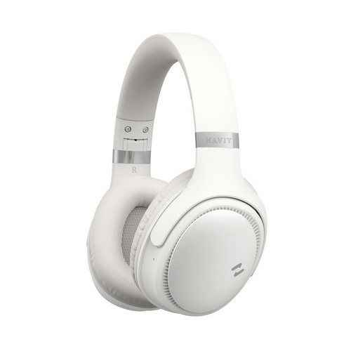 Casti cu microfon Havit H630BT, Bluetooth/3.5 mm jack, Beige