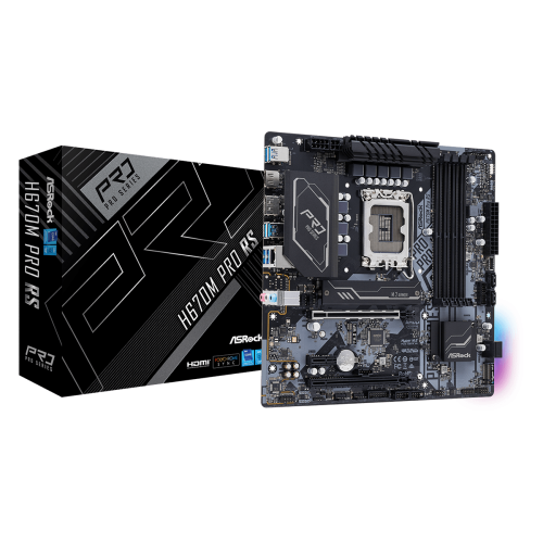 Placa de baza Asrock H670M PRO RS D4, LGA 1700