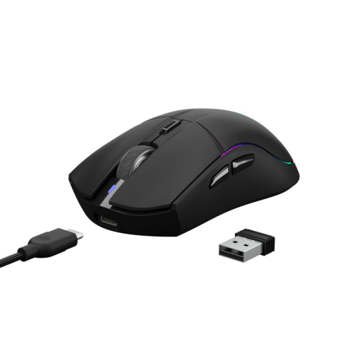 Mouse Optic Gamdias Gamdias Hades M3, ARGB LED, USB Wireless/Bluetooth/USB, Black