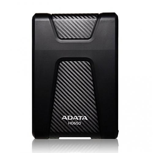 HDD Extern ADATA HD650, 2TB, Negru, USB 3.1