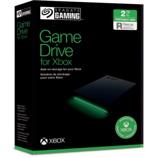 Hard Disk portabil Seagate Game Drive for Xbox 4TB, USB 3.0, Black