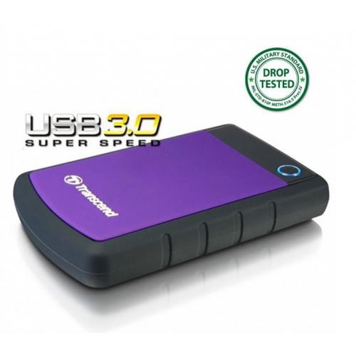 Hard Disk Portabil Transcend 25H3P 1TB, negru, USB3.0