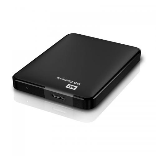 HDD Extern WD Elements Portable, 1TB, negru, USB 3.0