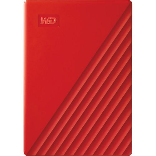 Hard Disk Portabil Western Digital My Passport, 4TB, USB 3.2, 2.5inch, Red