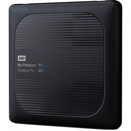 HDD extern WD My Passport Wireless PRO, 4TB, negru, USB 3.0