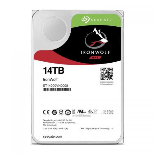 HDD Seagate IronWolf, 14TB, 7200RPM, SATA III