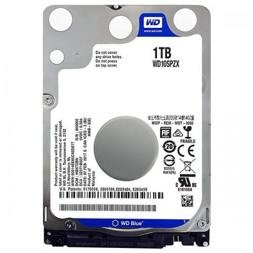 Hard disk WD Blue, 1TB, SATA-III, 5400 RPM, cache 128MB, 7 mm