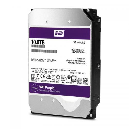 Hard disk WD Purple 10TB SATA-III 7200RPM 256MB