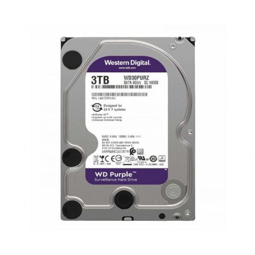 HDD intern WESTERN DIGITAL Purple, 3TB, 5400RPM, SATA III