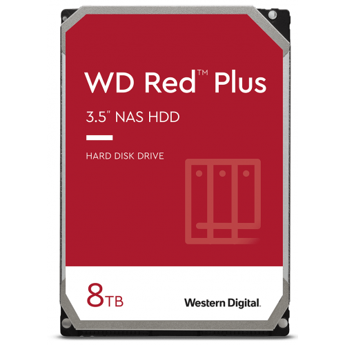 HDD WD Red Plus 8TB SATA-III 7200RPM 256MB