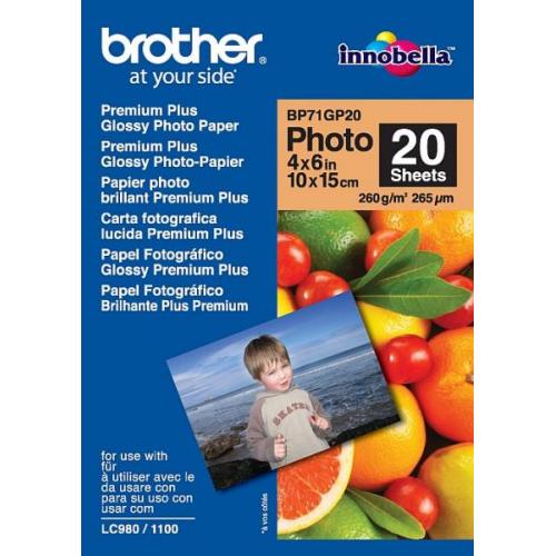 Hartie Foto Brother Innobella 20p 6x4 BP71GP20