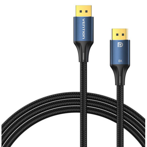 Cablu Vention HCELF, DisplayPort male - DisplayPort male, 1 m, Black