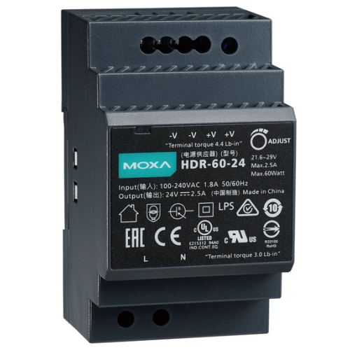 Sursa de alimentare Moxa HDR-60-24, 24 V, 2.5 A, 60 W