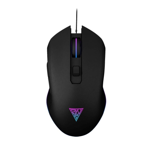 Kit Gamdias - Tastatura Hermes E6 Elite, Rainbow LED, USB, Black-Grey + Mouse Optic, Rainbow LED, USB, Black