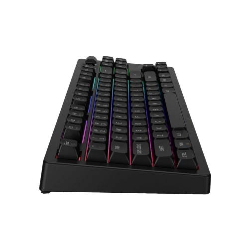 Tastatura Gamdias Hermes M7 Hybrid, RGB LED, USB/USB Wireless/Bluetooth, Black