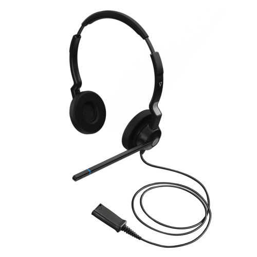 Casti cu microfon V7 HQ511, QD, Black