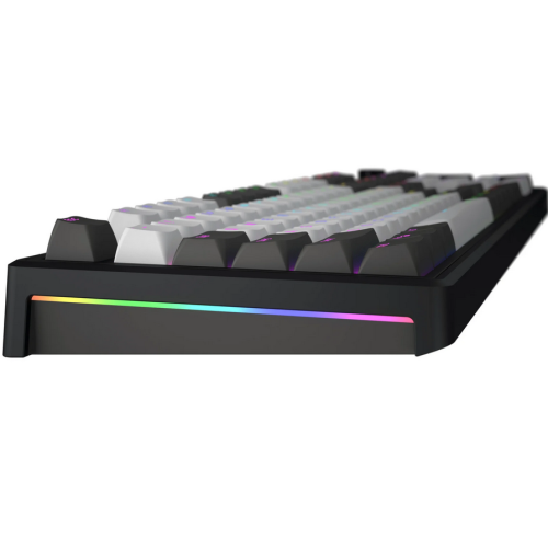 Tastatura Hator Skyfall 100 PRO, RGB LED, USB/USB Wireless/Bluetooth, Black-White