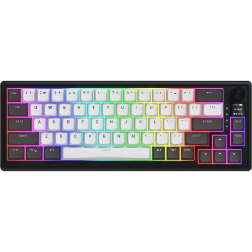Tastatura Hator Skyfall 80 Pro, RGB LED, USB/USB Wireless/Bluetooth, Black-Grey