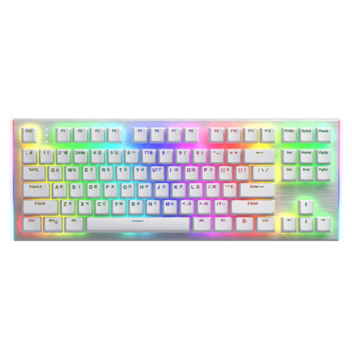 Tastatura Hator Gravity X TKL, RGB LED, USB, White