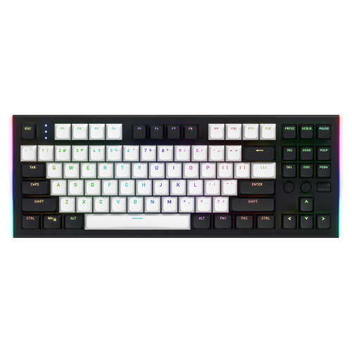 Tastatura Hator Gravity TKL, USB, Black-White