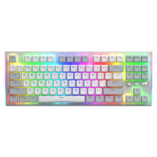 Tastatura Hator Gravity TKL, RGB LED, USB, White