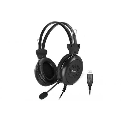 Casti A4TECH HU-30, Stereo, USB, Negru