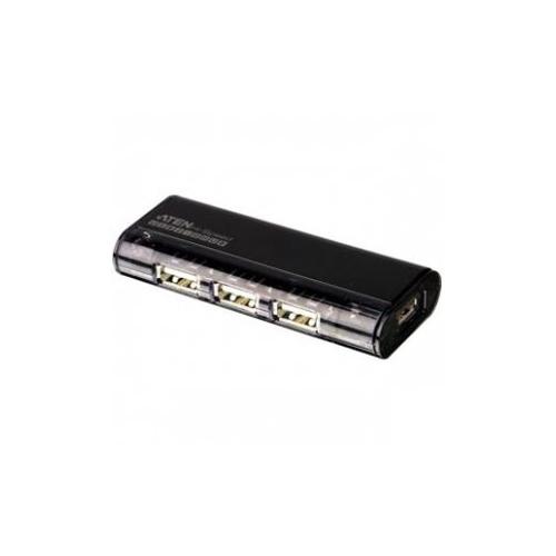 Hub USB ATEN UH284, 4x USB 2.0, Black