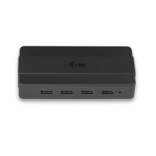 Hub USB i-tec U3HUB445, 4x USB 2.0, Black