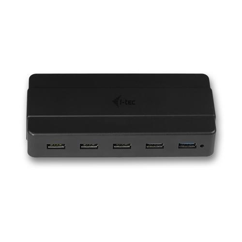 Hub USB i-tec U3HUB742, 7x USB 3.2 gen 1, Black