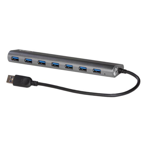 Hub USB i-tec U3HUB778, 7x USB 3.2 gen 1, Grey