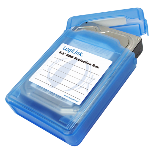 Husa protectie HDD Logilink UA0133, 3.5inch, Blue