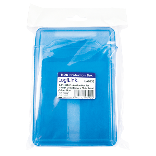 Husa protectie HDD Logilink UA0133, 3.5inch, Blue