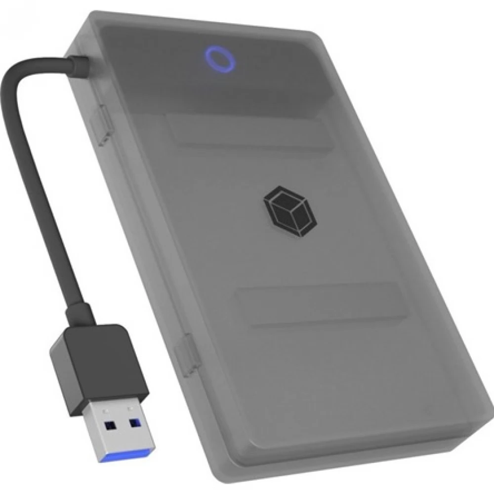 Rack HDD/SSD Raidsonic Icybox IB-AC603b-U3, USB-C, 2.5 inch, Anthracite-Black