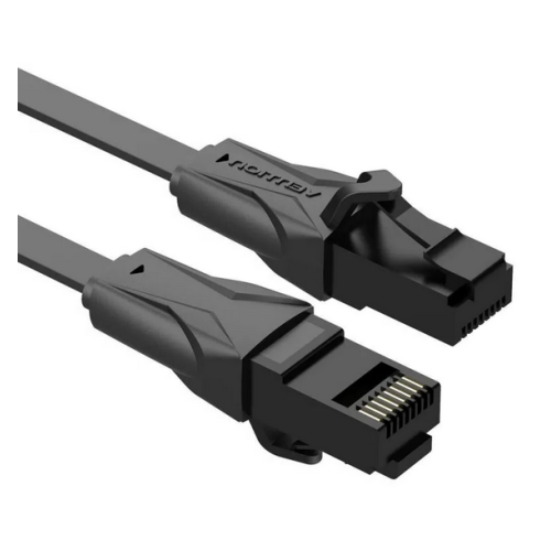 Patch Cord Vention IBABK, Cat6, U/UTP, 8 m, Black
