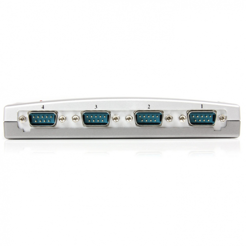 Adaptor Startech ICUSB2324, 1x USB-B - 4x RS232 Serial DB9, Gray