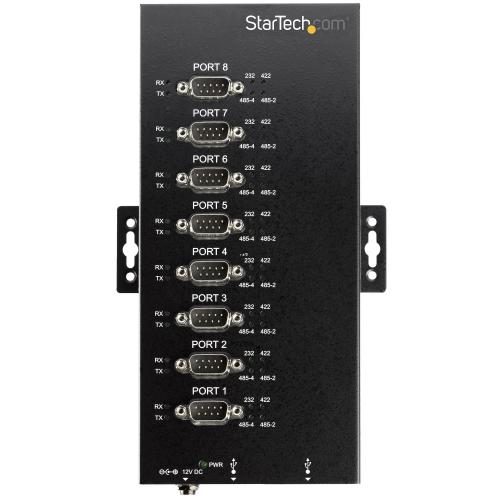 Adaptor Startech ICUSB234858I, 8x USB - DB9, Black