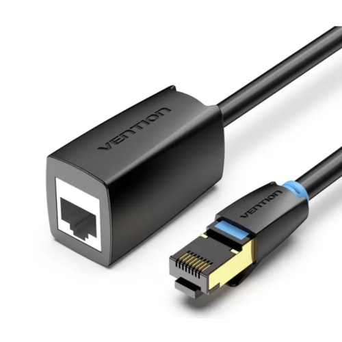 Cablu Vention IKHBH, RJ45 male - RJ45 female, 2 m, Black