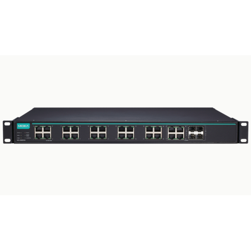 Switch Moxa IKS-G6824A-4GTXSFP-HV-HV, 20 porturi