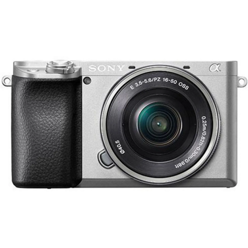 Aparat foto Mirrorless Sony A6100, 24 MP, Black-Silver + Obiectiv E 16-50 mm f/3.5-5.6 OSS