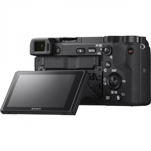 Aparat foto Mirrorless Sony 6400, 24.2 MP, Black + Obiectiv E 16-50 mm f/3.5-5.6 OSS