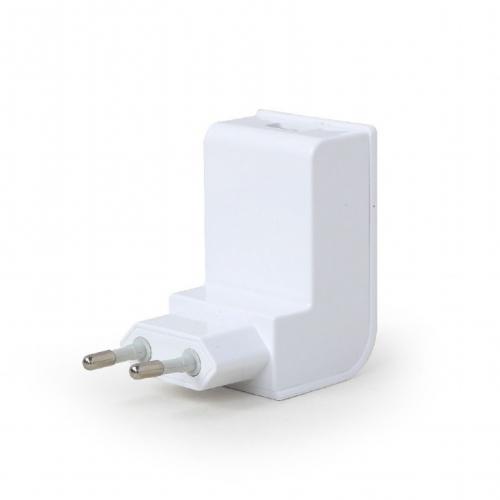 Incarcator retea Energenie by Gembird EG-UC2A-02-W, 1x USB, 2.1A, White