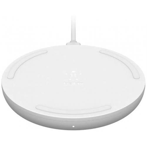 Incarcator Wireless Belkin Boost Charge, QC 3.0, 1x microUSB, 10W, White