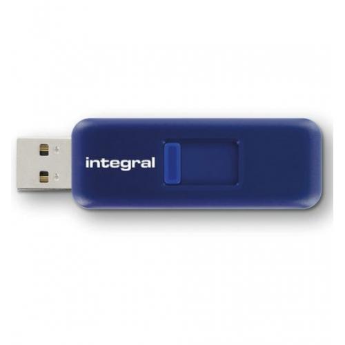 Stick memorie Integral Slide 32GB, USB 3.0, Blue