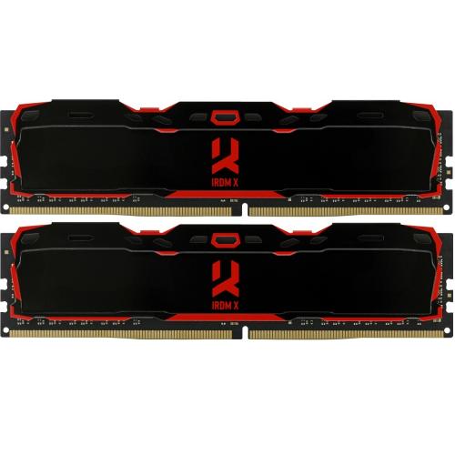 Kit Memorie GOODRAM IRDM X Black 16GB, DDR4-3200MHz, CL16