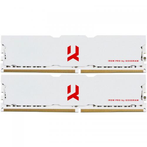 Kit Memorie GOODRAM IRDM Pro Crimson White 32GB, DDR4-3600MHz, CL18, Dual Channel