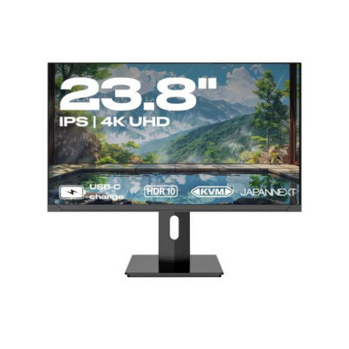 Monitor LED JAPANNEXT IPS2380UHDR, 23.8 inch, 3840x2160, 8 ms, Black