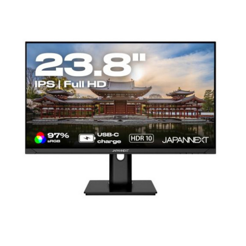 Monitor LED JAPANNEXT IPS238FHDR, 23.8 inch, 1920x1080, 14 ms, Black