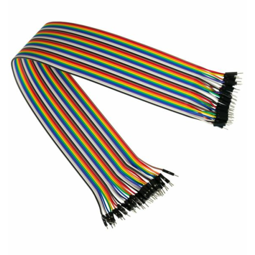 Cablu Cable Master Jumper Wire JW40-040MM, 40-pin male - 40-pin male, 0.4 m, Multicolor